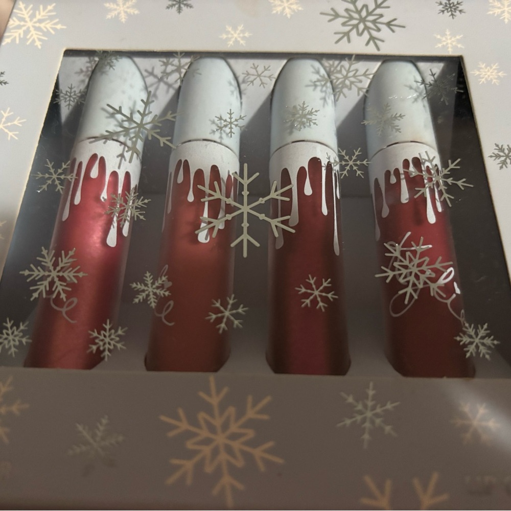 Set of Four Red Lipsticks